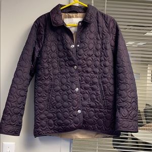 Coach puffer jacket